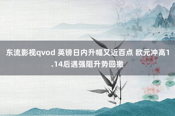 东流影视qvod 英镑日内升幅又近百点 欧元冲高1.14后遇强阻升势回撤