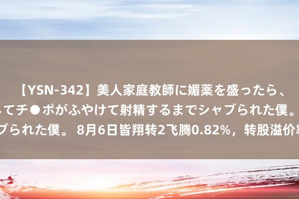 【YSN-342】美人家庭教師に媚薬を盛ったら、ドすけべぇ先生に豹変してチ●ポがふやけて射精するまでシャブられた僕。 8月6日皆翔转2飞腾0.82%，转股溢价率22.01%